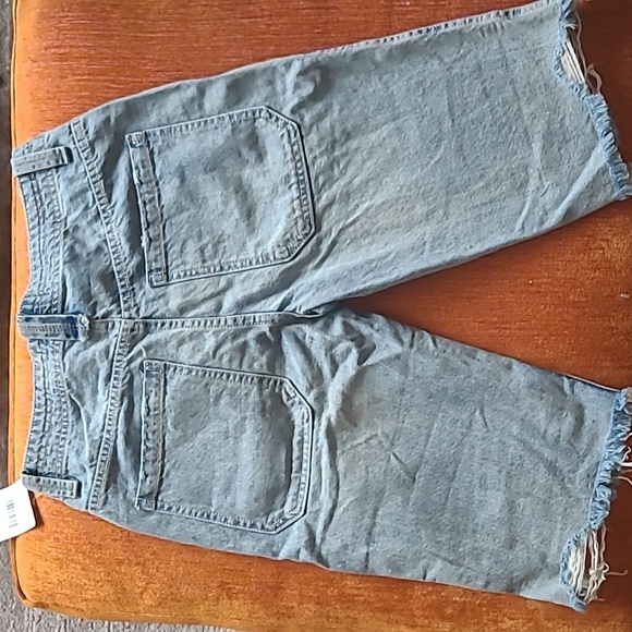 FREE PEOPLE Bermuda Denim Shorts - Picture 5 of 14